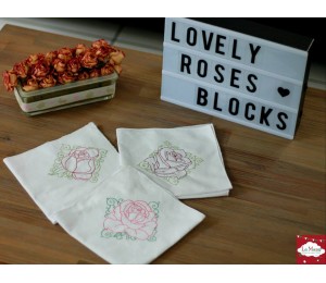 Stickserie - Lovely Roses Blocks