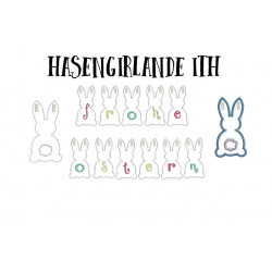 ITH - Wimpel Hasengirlande Ostergirlande