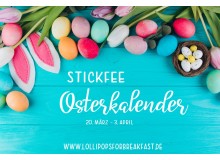 Stickdatei Osterkalender 2023