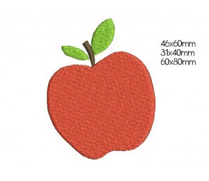 Stickdatei - Apfel
