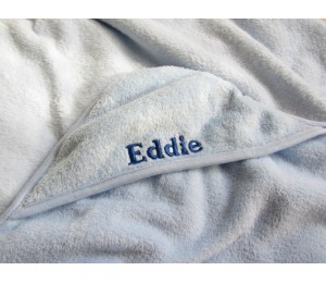 Baby Bademantel bestickt mit NAME - Farbwahl