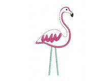 Stickdatei - Camping Flamingo
