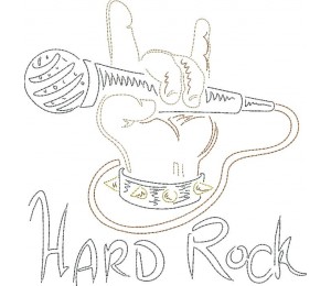 Stickdatei - Hardrock