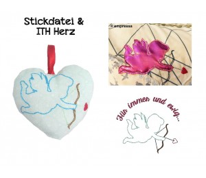 ITH Herz & Stickdatei - Amor