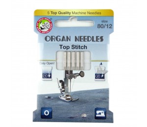 ORGAN® Needles Top Stitch Stärke 80