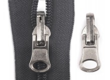 Schieber Zipper zu Spirale Reißverschlüssen 6 mm umklappbar doppelseitig drehbar