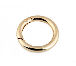 Karabiner Ring für Handtaschen Ø25 mm gold