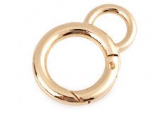 Karabiner Ring 20 mm gold