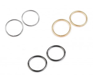Karabiner Ring für Handtaschen Ø30 mm gold