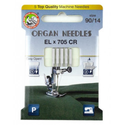  ORGAN® Needles EL x 705 Chromium Stärke 90 