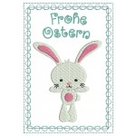 ITH - Postkarte Frohe Ostern Bunny