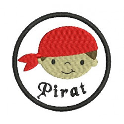 Stickdatei - Button Pirat