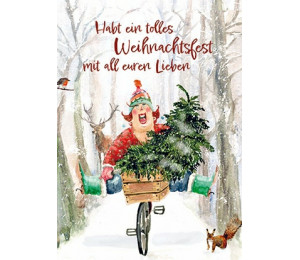 Postkarte - Ingrid Berendsen - Tolles Weihnachtsfest