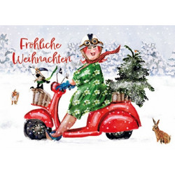 Postkarte - Ingrid Berendsen - Fröhliche Weihnachten