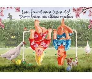 Postkarte - Ingrid Berendsen - Gute Freundinnen