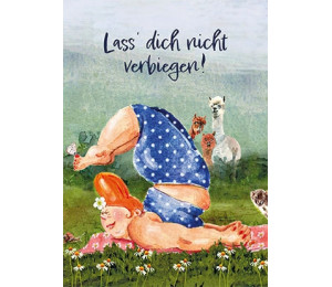 Postkarte - Ingrid Berendsen - Lass dich nicht verbiegen