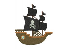 Stickdatei - Piratenschiff