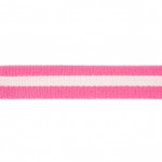 Gurtband Streifen 40mm aqua pink gestreift