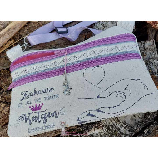 Süße Kosmetiktasche Mit Katzenpfoten-Muster – Perfekt Für Reise, Alltag & Als Geschenk (ca. 24,6x17,3 Cm)