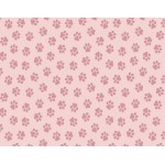 Baumwolle - Pfoten rosa