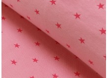 Bündchen kleine Sterne rosa