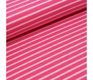 Biojersey Streifen - pink Stoffonkel
