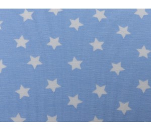Jersey - Kleine Sterne hellblau