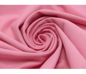 Jersey Uni - einfarbig rosa