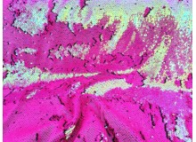 Wendepailletten - pink holographisch