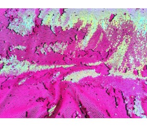 Wendepailletten - pink holographisch