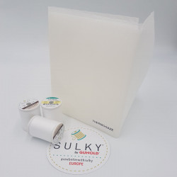 SULKY® Thermogaze Set Lace - Vlies & Garn für FSL Projekte