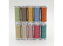 SULKY® POLY SPARKLE 30 - Glittering Pastel (10 x 265m Snap Spulen) 